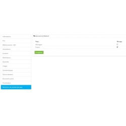 Module Prestashop Restrictions produits par pays MyWebShop